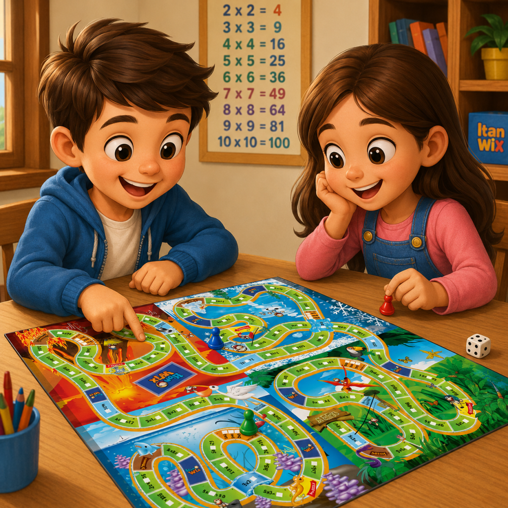 Juegos para aprender las tablas de multiplicar