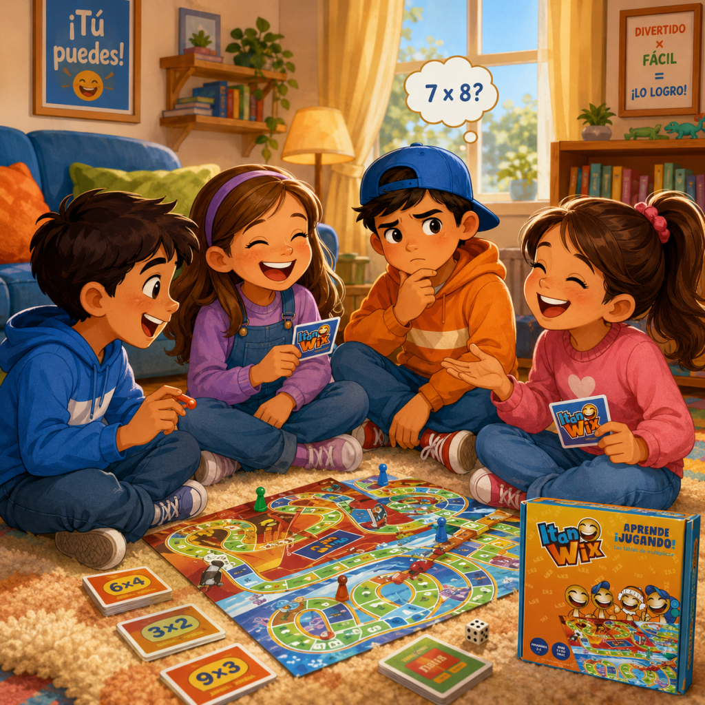Tablas de multiplicar del 2 al 9: aprendé jugando
